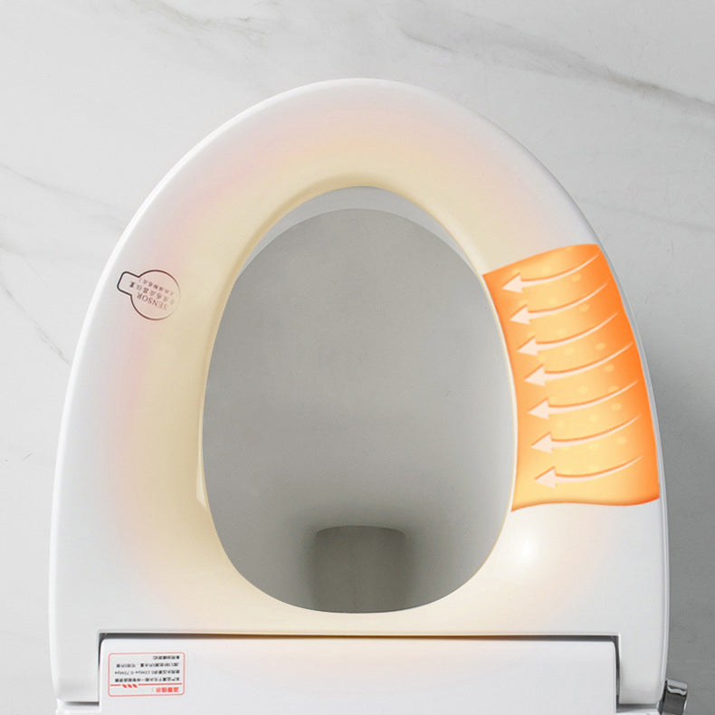 Modern Floor Mount Toilet Bowl Siphon Ceramic Toilet with Seat for Bathroom