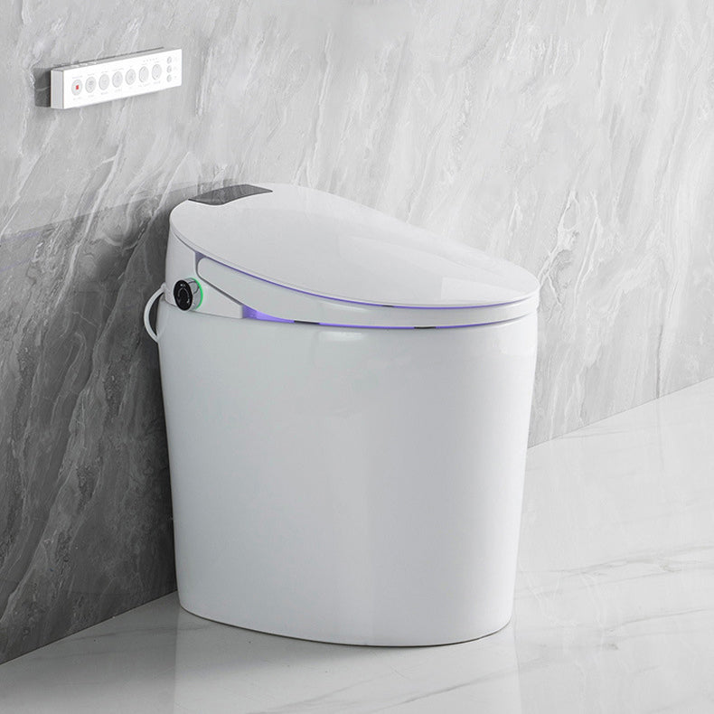 Modern Floor Mount Toilet Bowl Siphon Ceramic Toilet with Seat for Bathroom