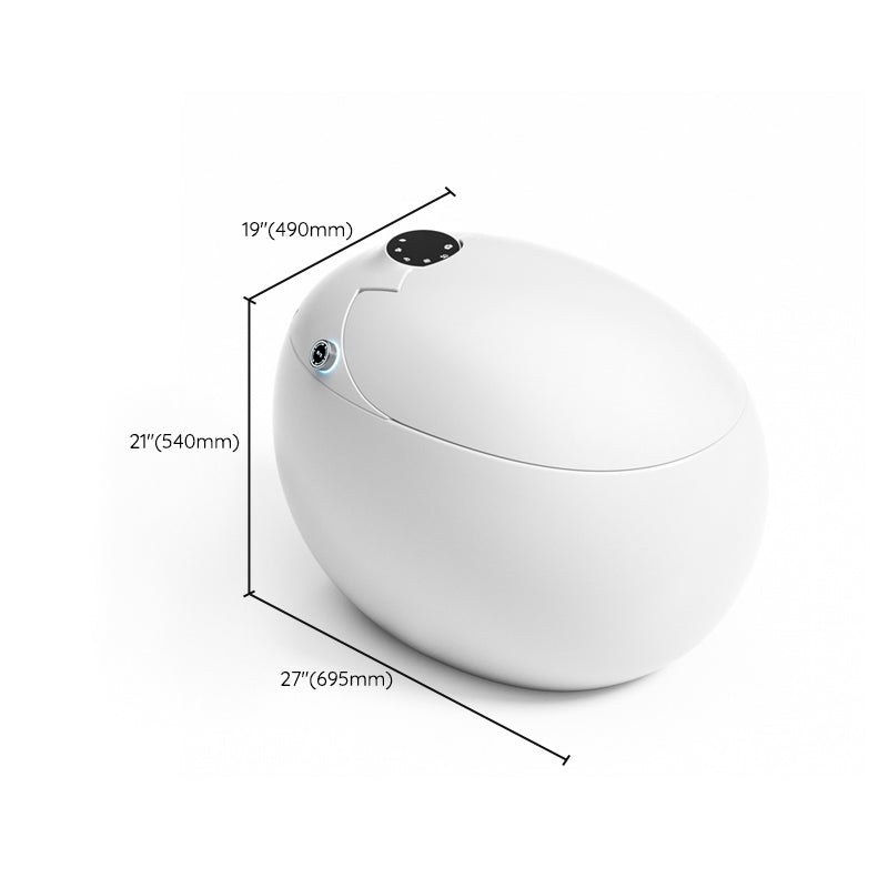 Modern 1-Piece Bidet Toilet Floor Mounted Toilet Bowl for Bathroom