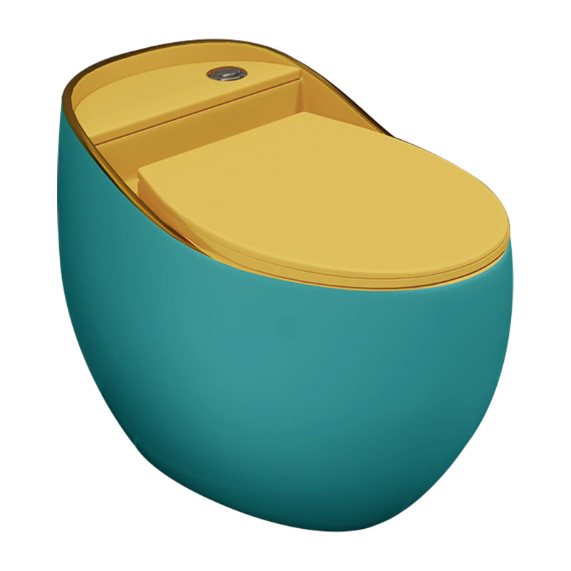 Siphon Jet Porcelain Toilet One Piece Toilet Floor Mounted Urine Toilet