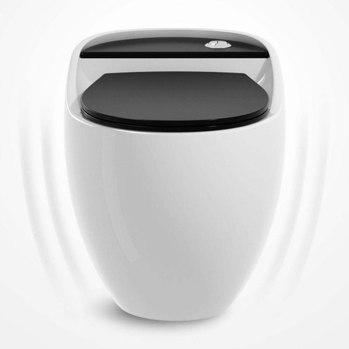 Siphon Jet Porcelain Toilet One Piece Toilet Floor Mounted Urine Toilet