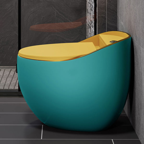 Siphon Jet Porcelain Toilet One Piece Toilet Floor Mounted Urine Toilet