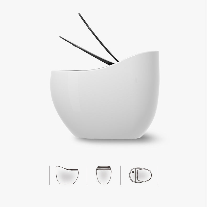 Siphon Jet Porcelain Toilet One Piece Toilet Floor Mounted Toilet Bowl