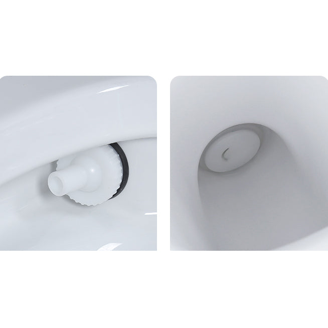 Floor Mounted Toilet One-Piece Toilet ABS Contemporary Flush Toilet