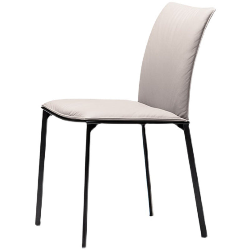 Contemporary Upholstered Dining Chairs Kitchen Dining Chair in White