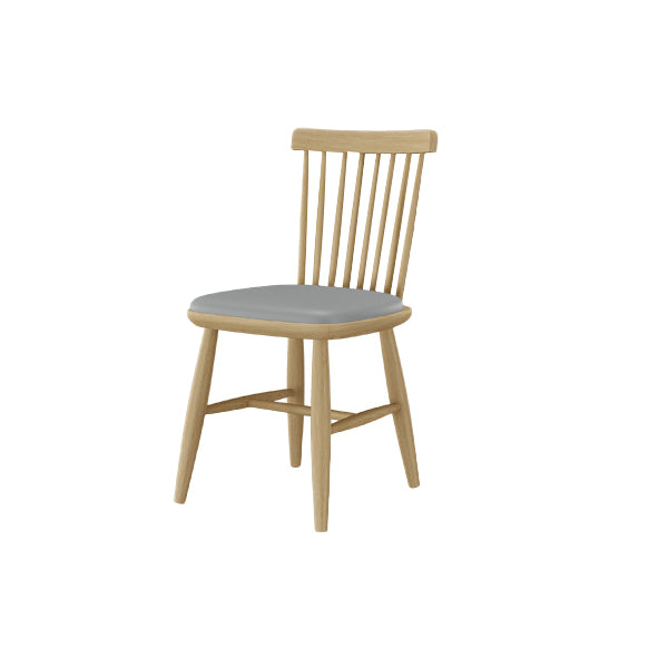 Contemporary Kitchen Dining Side Chair Slat Back Side Chair with Wood Legs