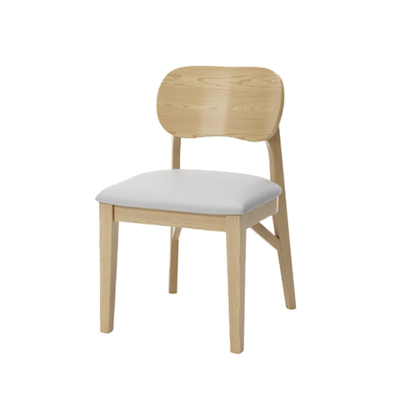 Wood Kitchen Dining Side Chair Upholstered Armless Dining Chairs