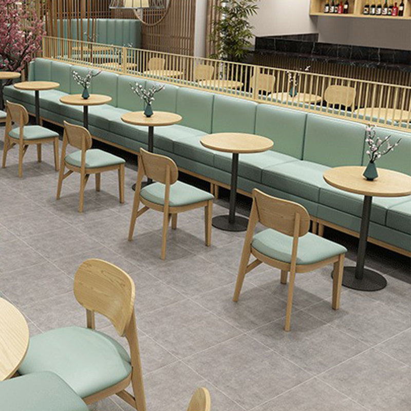 Wood Kitchen Dining Side Chair Upholstered Armless Dining Chairs