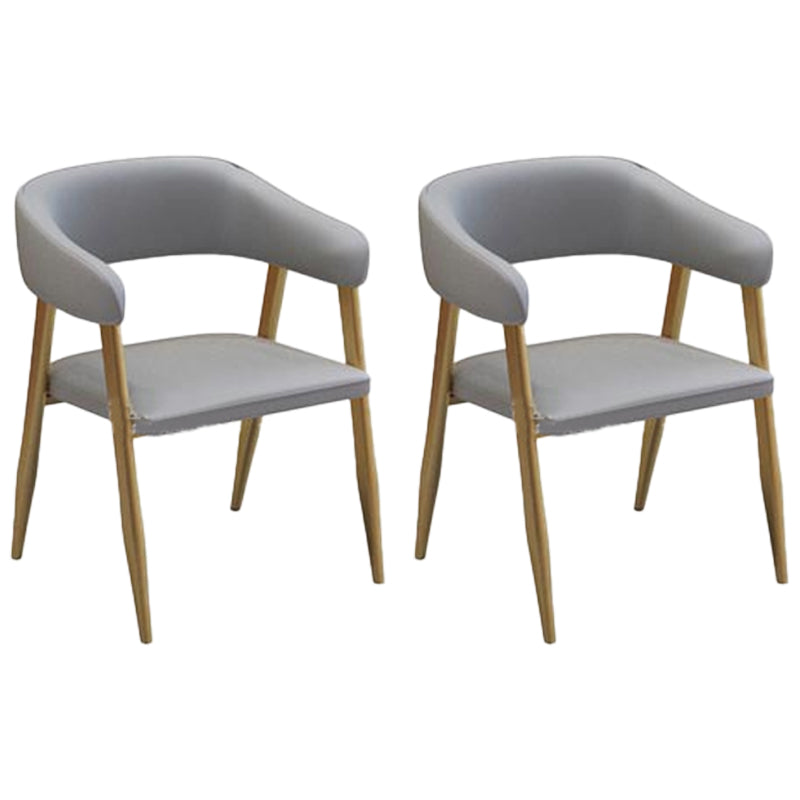 Open Back Dining Arm Chairs Contemporary Upholstered Dining Chairs