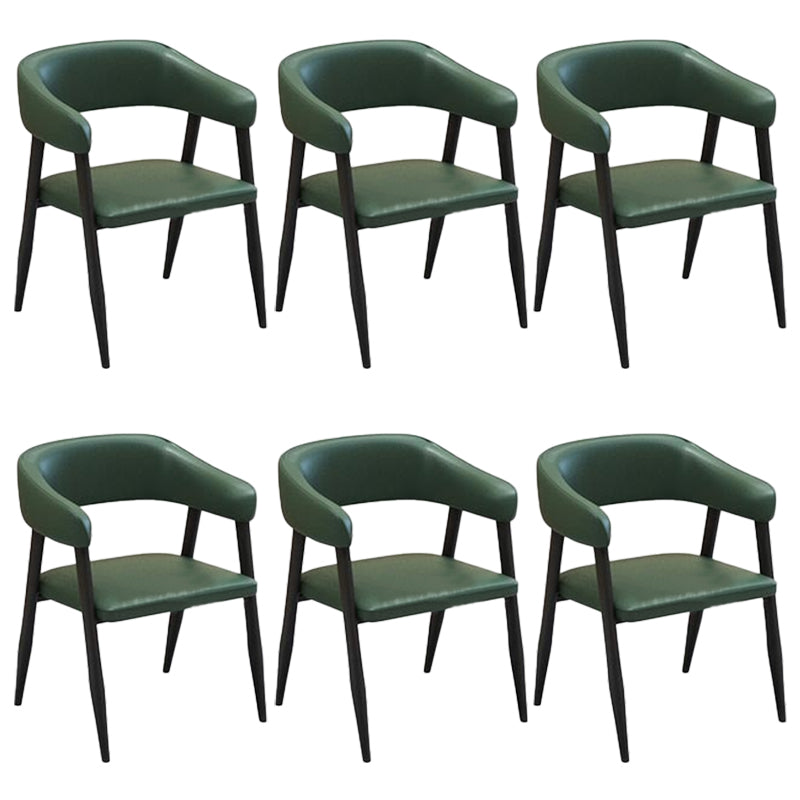 Open Back Dining Arm Chairs Contemporary Upholstered Dining Chairs