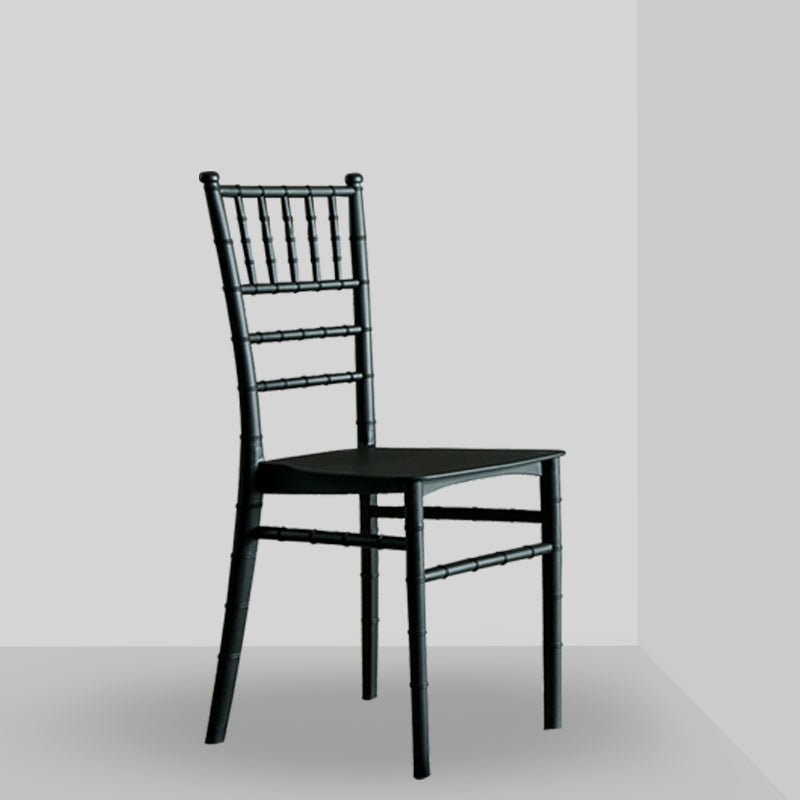 Glam Kitchen Armless Dining Side Chairs Stacking Side Chairs