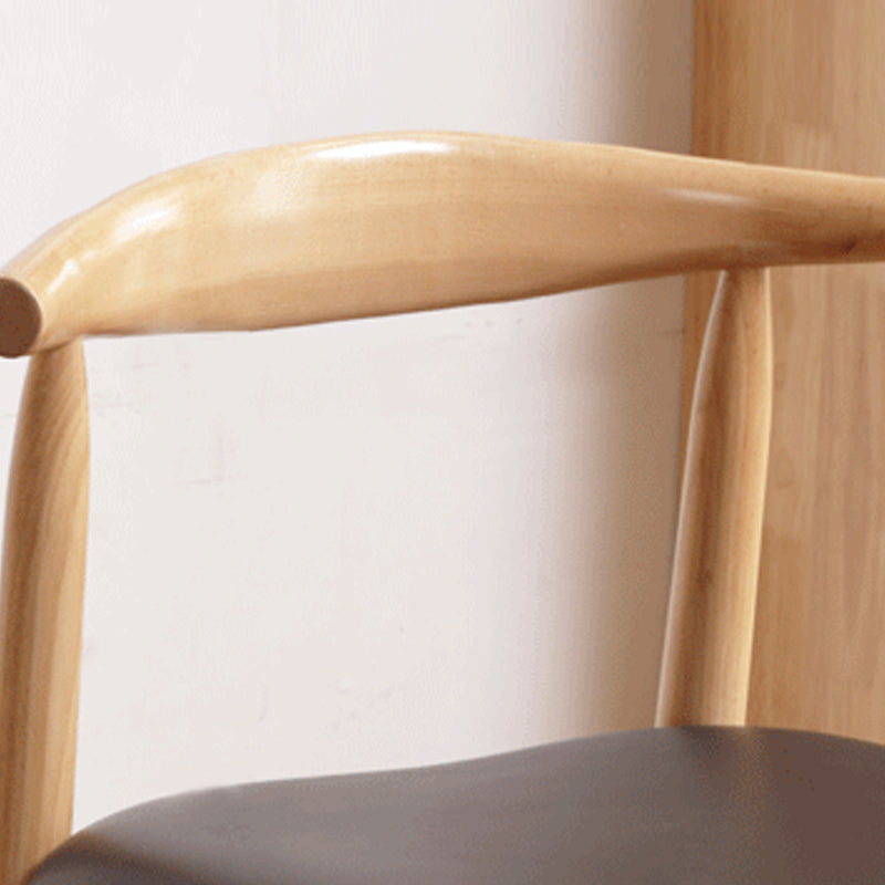 Wood Kitchen Dining Armless Chair Contemporary Upholstered Dining Chair