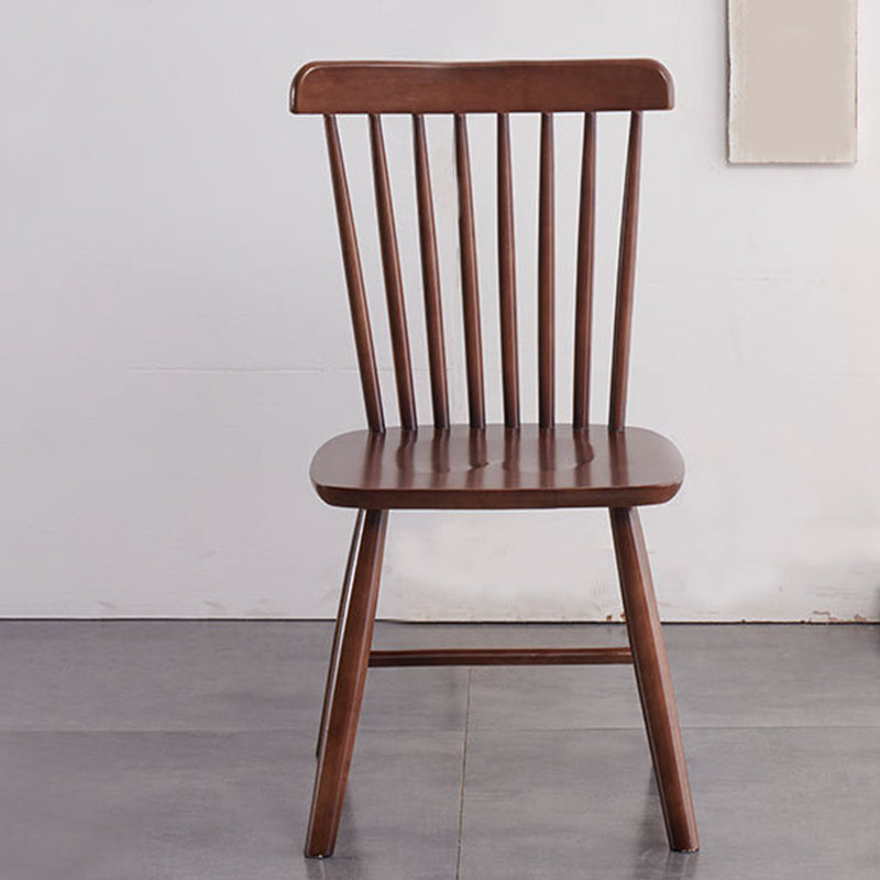 Contemporary Kitchen Dining Side Chairs Wood Slat Back Side Chairs