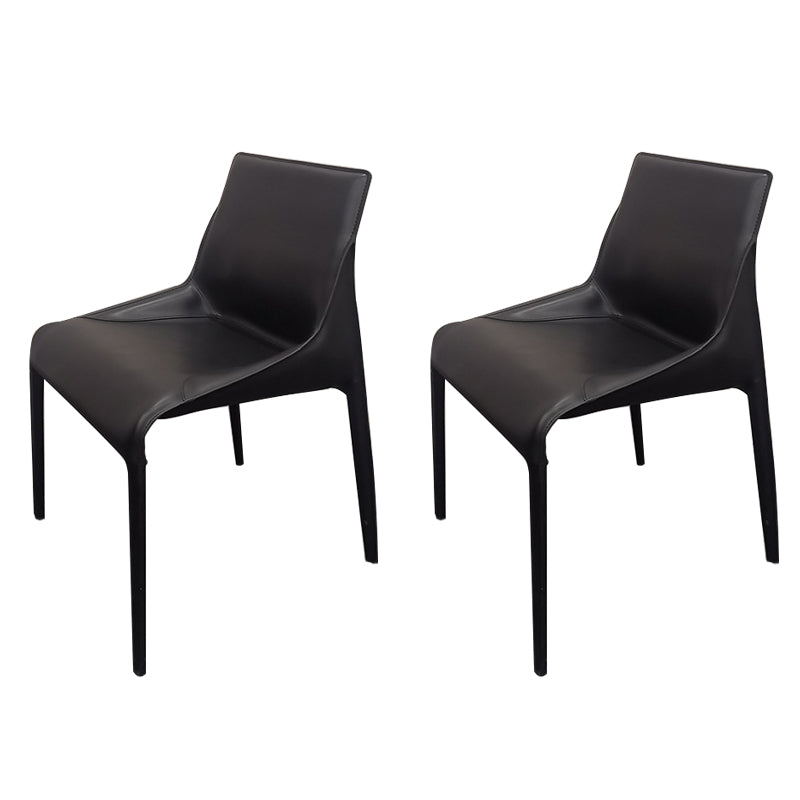 Faux Leather Kitchen Dining Chair Contemporary Upholstered Dining Chair