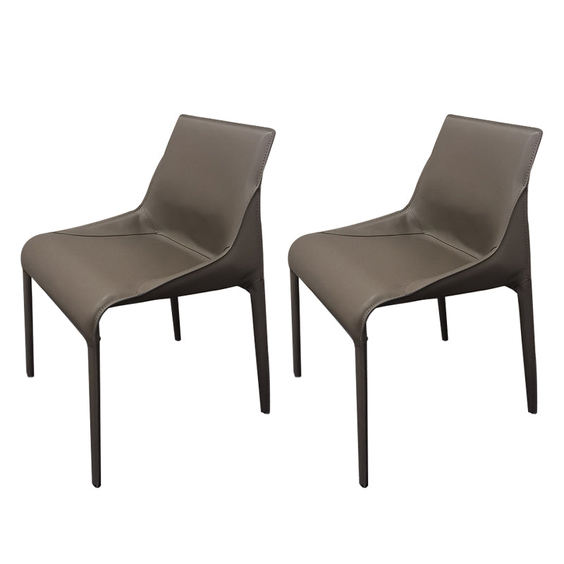 Faux Leather Kitchen Dining Chair Contemporary Upholstered Dining Chair