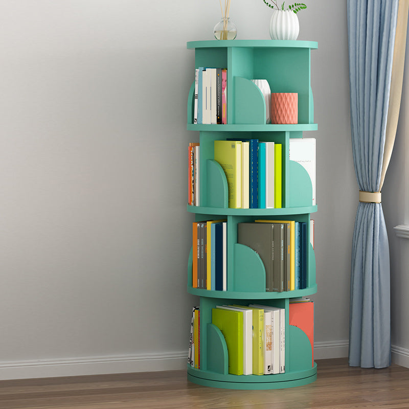 Contemporary Bookcase Vertical Engineered Wood Book Shelf for Study Room