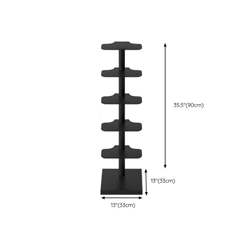 Corner Shelf Bookcase Modern Style Metal Multi Tiers Bookcase