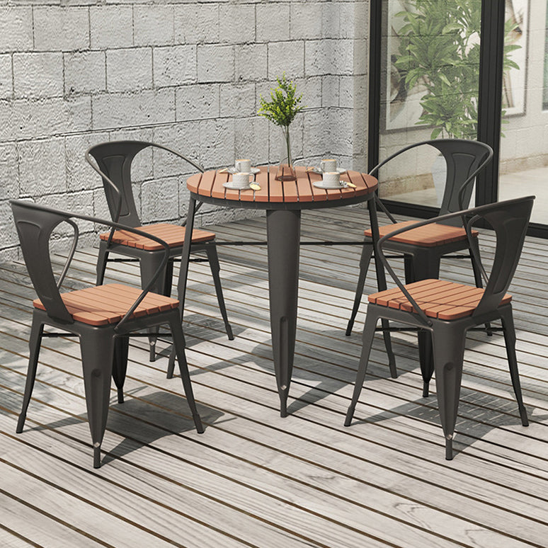 Industrial Style 1/2/3/4/5 Pieces Dining Set Reclaimed Wood Dining Table Set