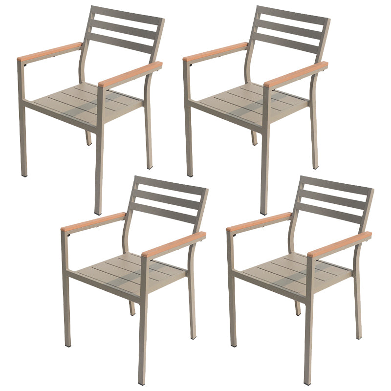 Modern Dining Set 1/4/5/7 Pieces Reclaimed Wood Dining Table Set for Outdoor