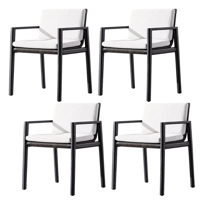 Modern Style Metal Dining Set 1/4/7 Pieces Dining Table Set for Outdoor