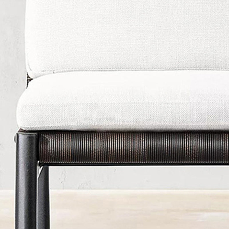 Modern Style Metal Dining Set 1/4/7 Pieces Dining Table Set for Outdoor