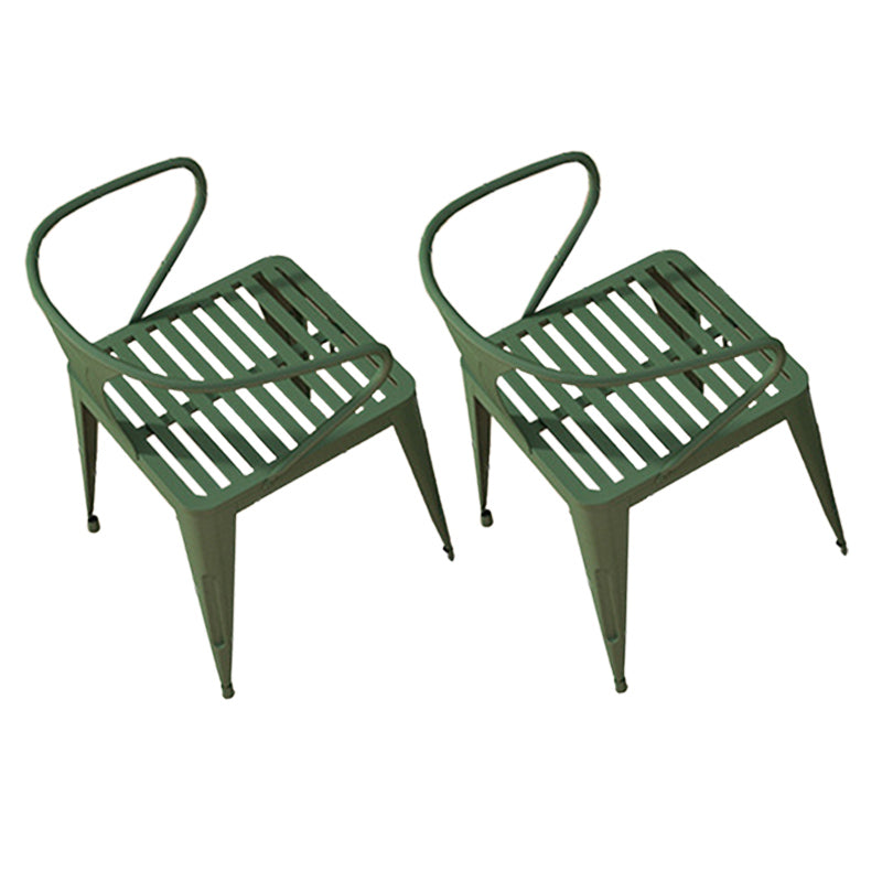 Modern Style Metal Dining Set 1/2/5/7 Pieces Dining Table Set for Outdoor