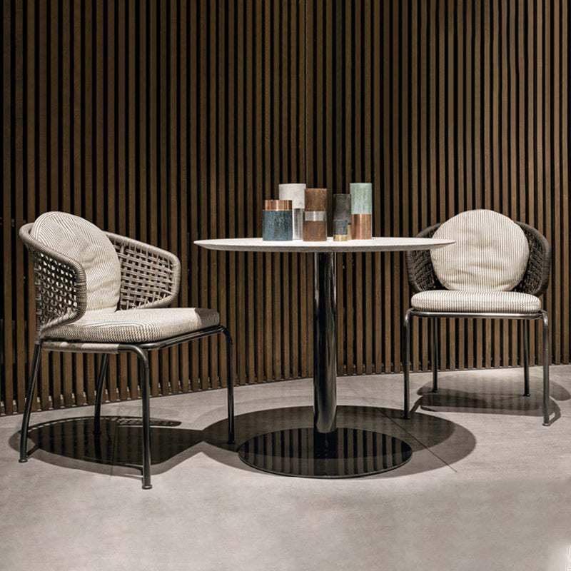 Bohemian 1/3 Pieces Dining Set Stone Dining Table Set for Outdoor