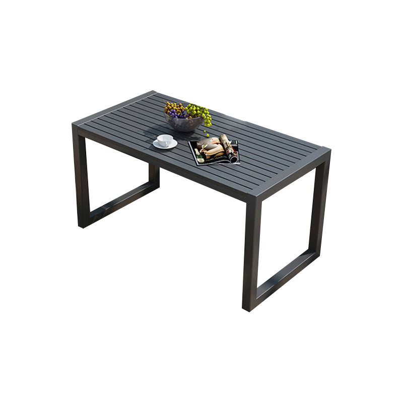 Manufactured Wood Picnic Table Set Modern 1/3 Pieces Rectangular Picnic Table Set