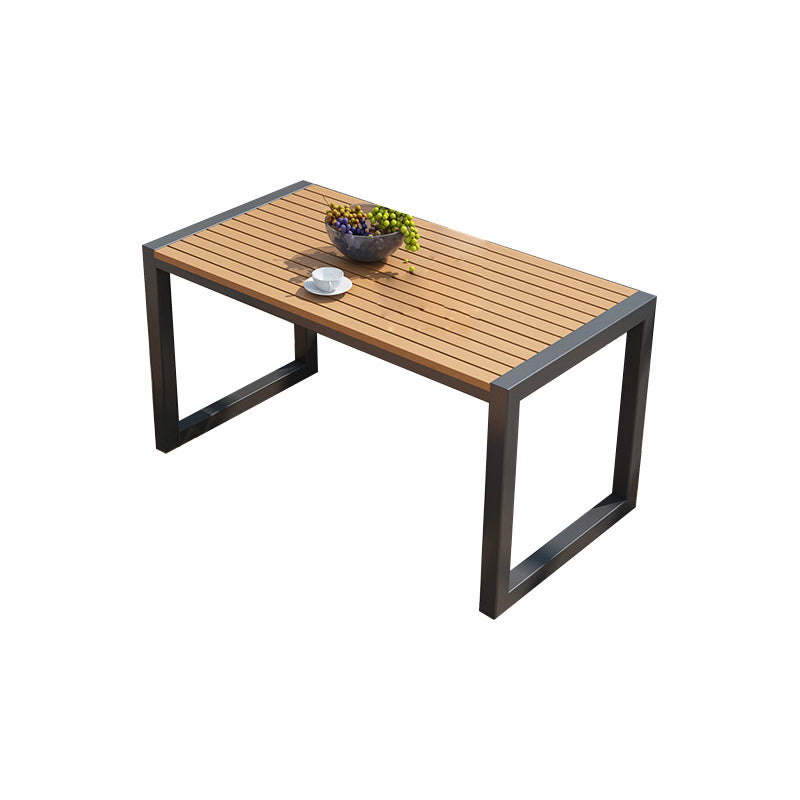 Manufactured Wood Picnic Table Set Modern 1/3 Pieces Rectangular Picnic Table Set