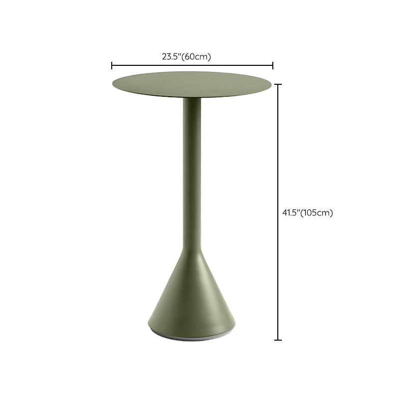 Modern Round Bar Table Set 1/3 Piece Metal Bar Table Set for Outdoor
