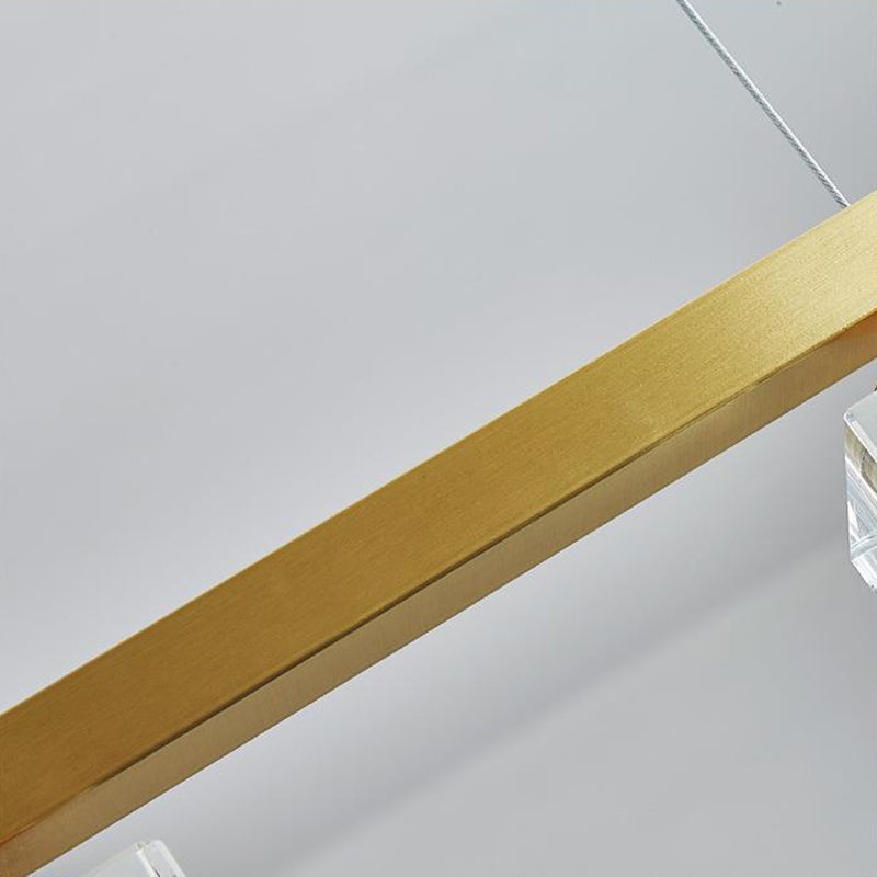 4/5/6-Light Modernism Golden Kitchen Island Lighting LED Ceiling Light for Foyer