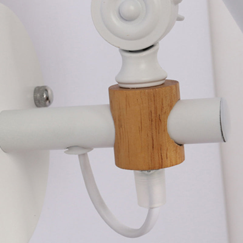 Industrial Style Wall Lamp Empire Shade Metal 1 Light Sconces for Bedroom