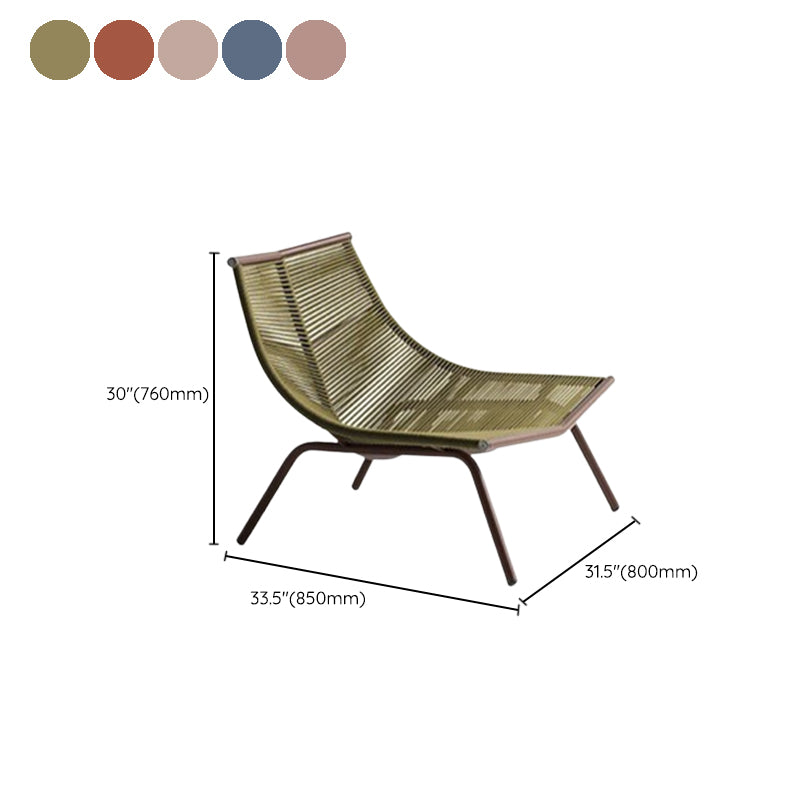 Contemporary Style Rattan Rocking Chair Indoor Rocking Chair for Living Room