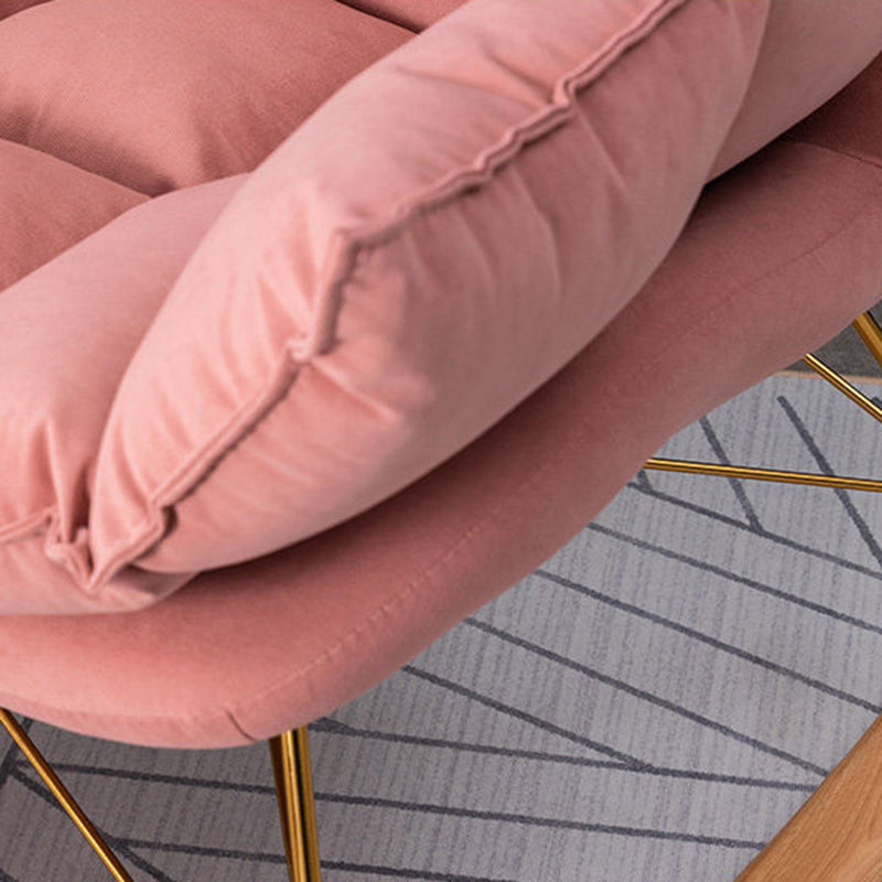 Modern Removable Cushions Rocking Chair Velvet Rocker Chair for Living Room