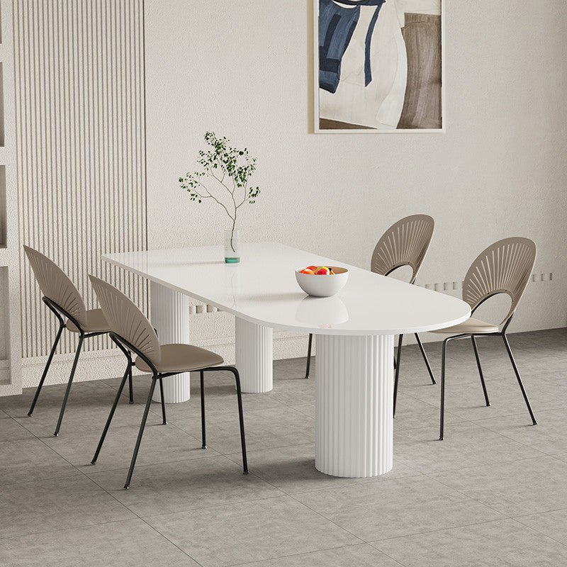 Irregular Shape Indoor Table for Restaurant Modern Table with 3 Legs