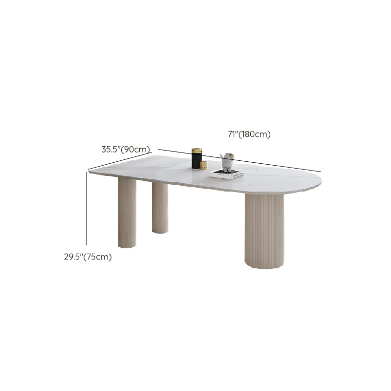 Irregular Shape Indoor Table for Restaurant Modern Table with 3 Legs