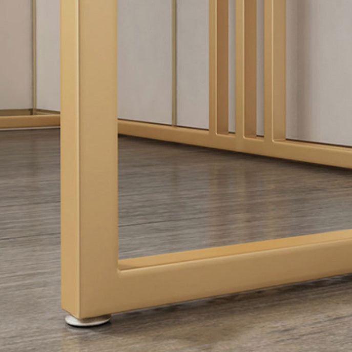 Glam 29.52" Height Green Wood Vanity Makeup Vanity with Drawers