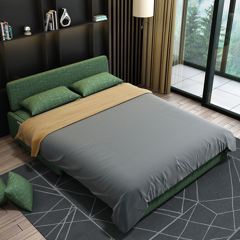 Pillow Included Convertible Sofa Armless Foldable Futon Sofa Bed