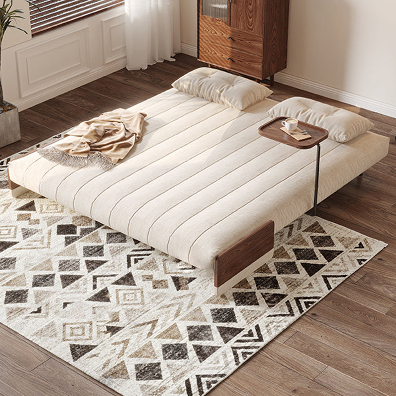 Modern Cushion Back Futon Sofa Bed Pillow Included Sleeper Sofa