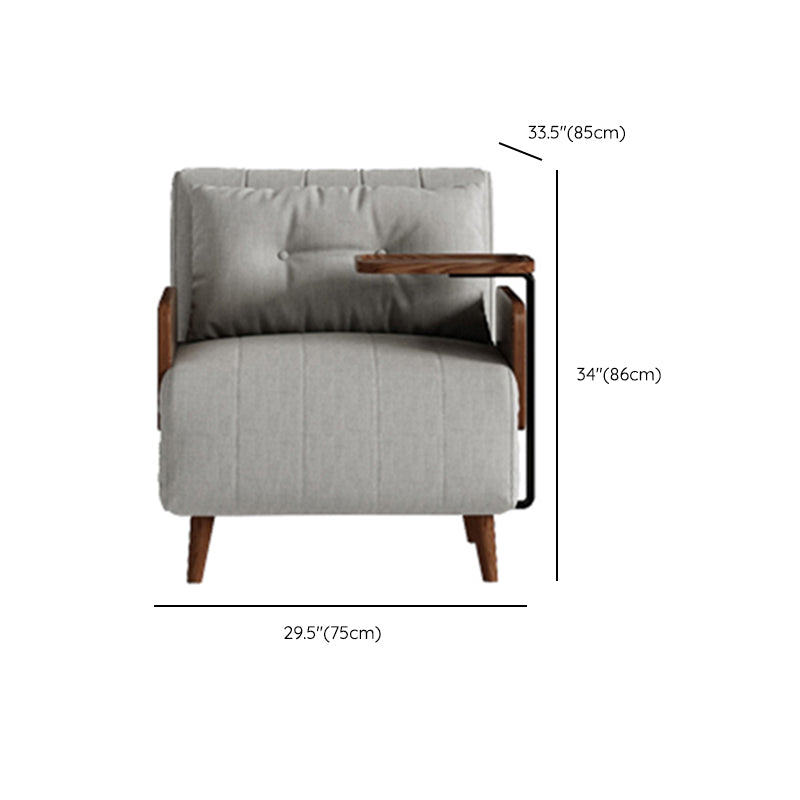 Modern Cushion Back Futon Sofa Bed Pillow Included Sleeper Sofa