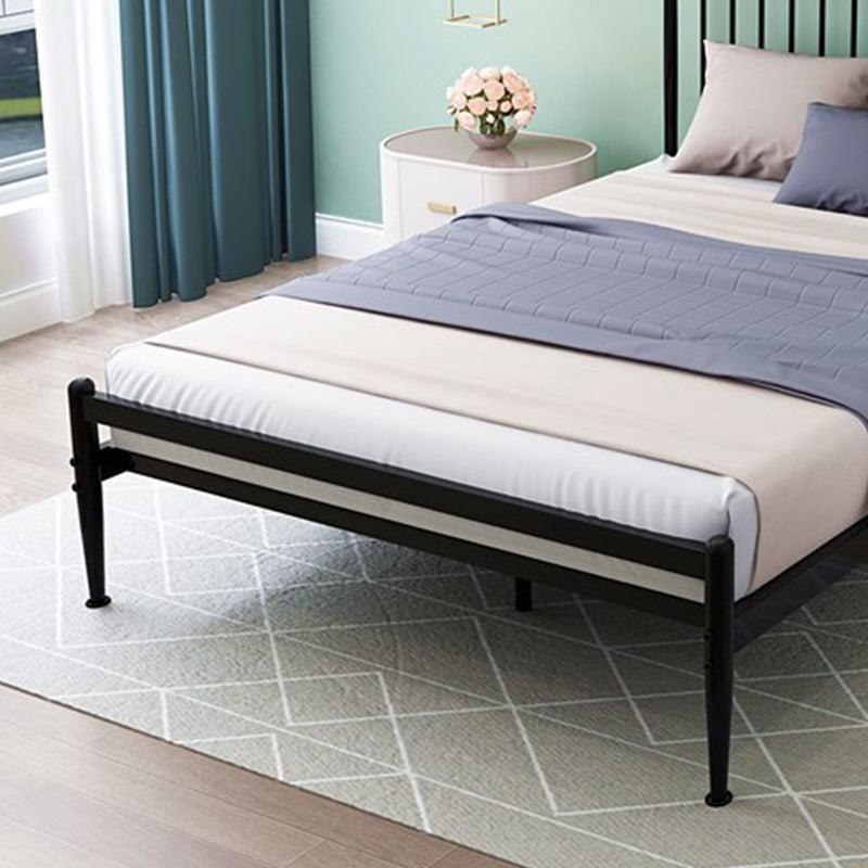 Industrial Slat Bed Rectangular Standard Bed with Custom Gold Leg