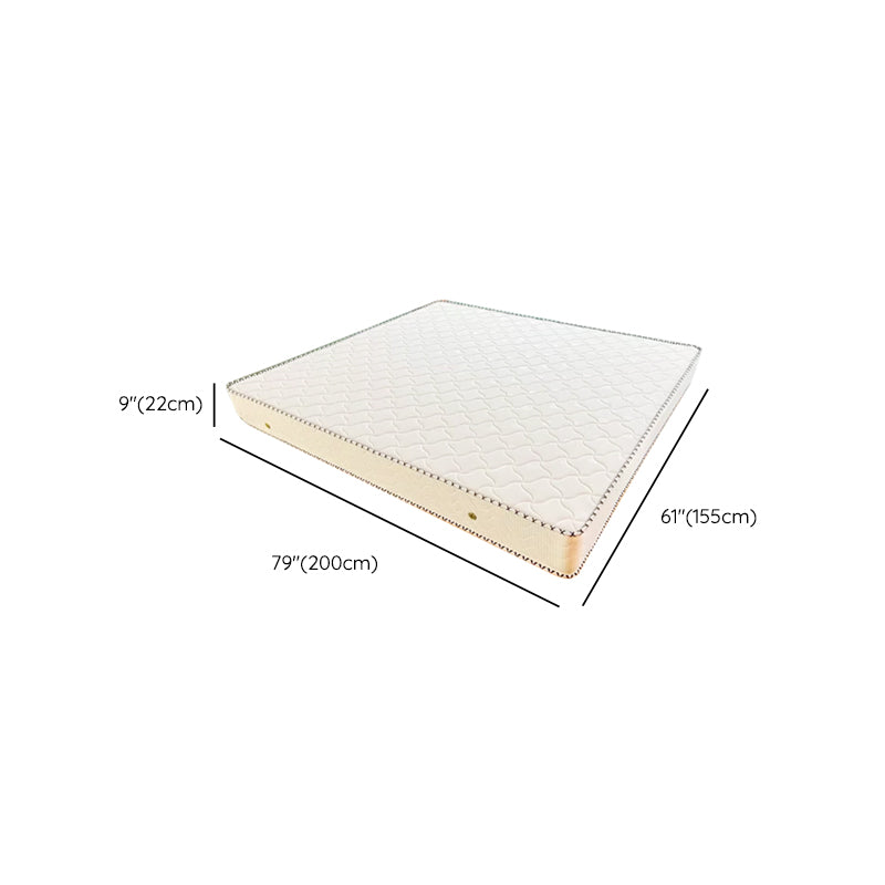 Modern Panel Bed White Faux Leather Standard Bed with Custom Gold Leg