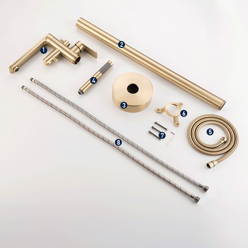 Modern Freestanding Bathtub Faucet Free Copper Standing Tub Filler Faucet