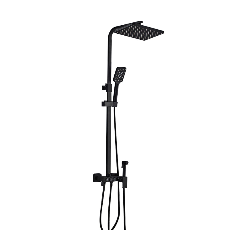 Adjustable Spray Pattern Shower Combo Metal Shower Faucet  Arm Shower Head