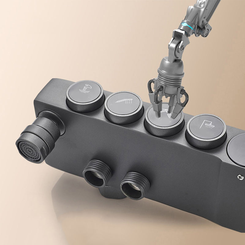 Adjustable Spray Pattern Shower Combo Metal Shower Faucet  Arm Shower Head