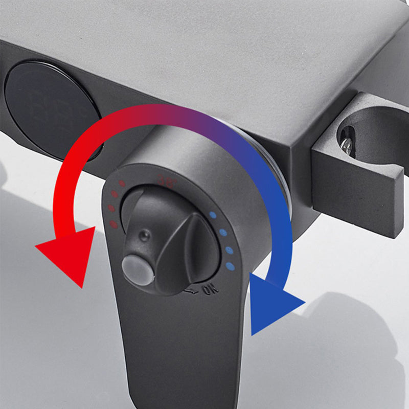 Adjustable Spray Pattern Shower Combo Metal Shower Faucet  Arm Shower Head