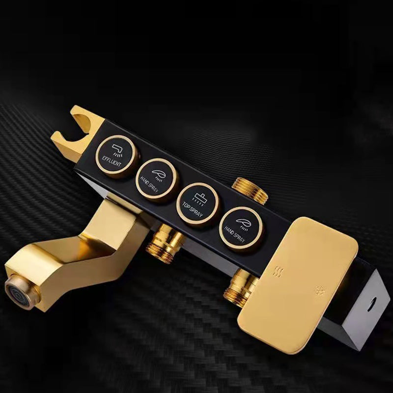 Modern Adjustable Swivel Shower Metal Shower Head Shower Faucet on Wall