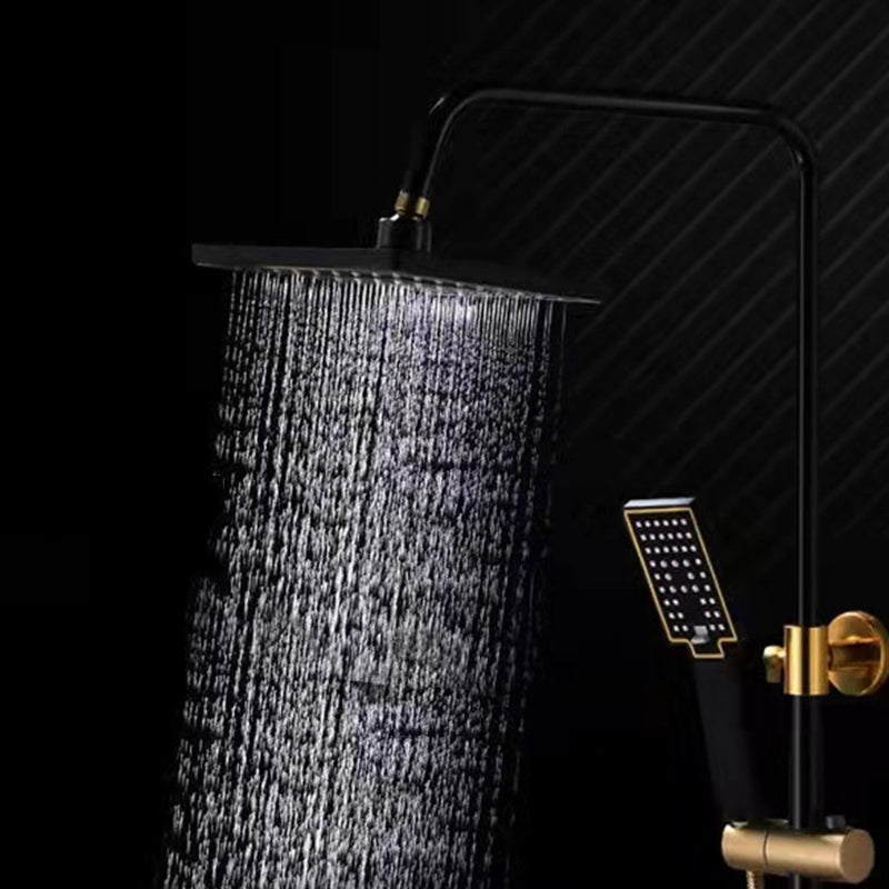 Modern Adjustable Swivel Shower Metal Shower Head Shower Faucet on Wall