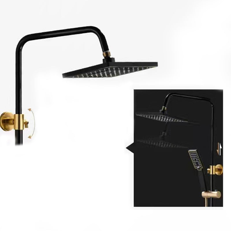 Modern Adjustable Swivel Shower Metal Shower Head Shower Faucet on Wall