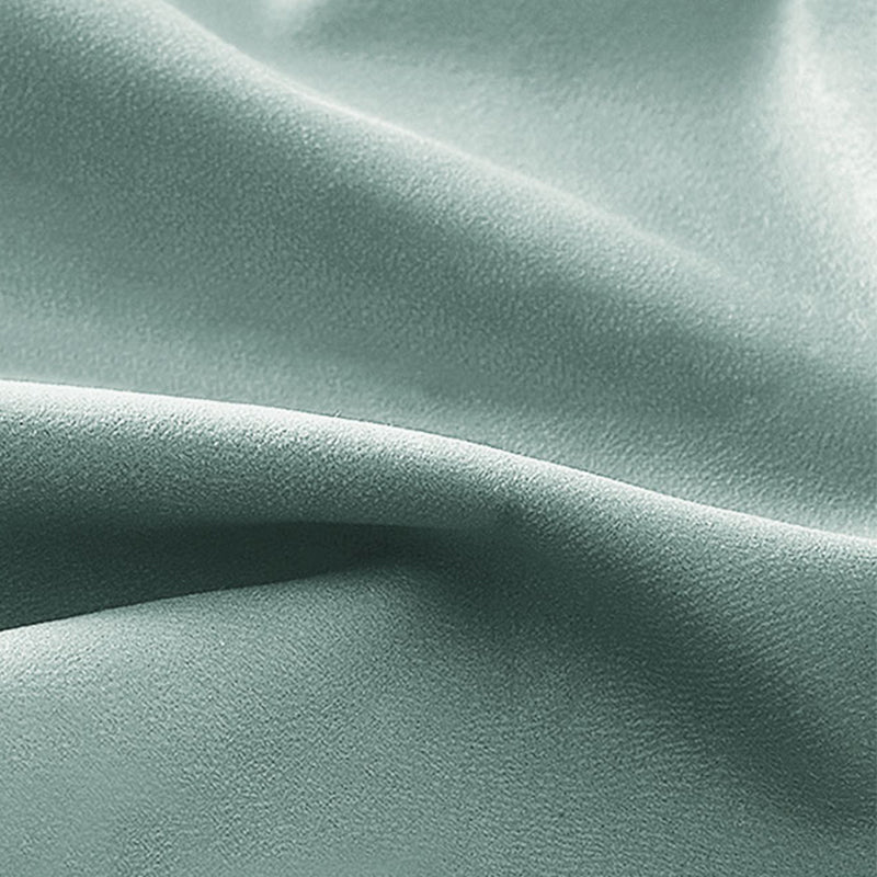 Modern Green Convertible Sofa Cushion Back Foldable Loveseat